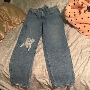 Madewell Straight Leg Jeans - Faded Blue
